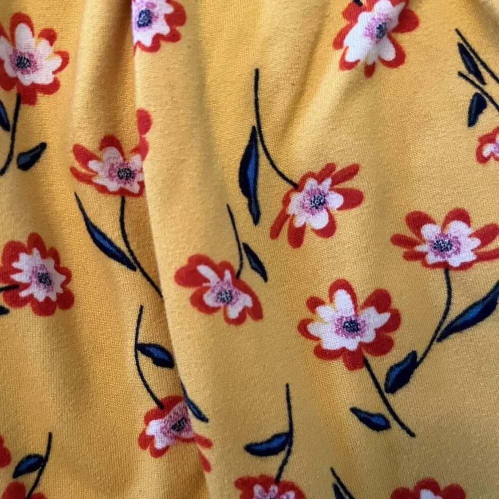 Nannette Kids VGUC Yellow Floral Twirl Dress. Size 5.